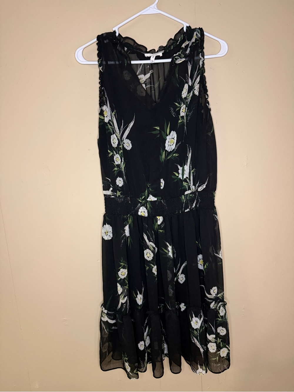 Maurice’s Women’s 0X Black Floral Flowy Dress
